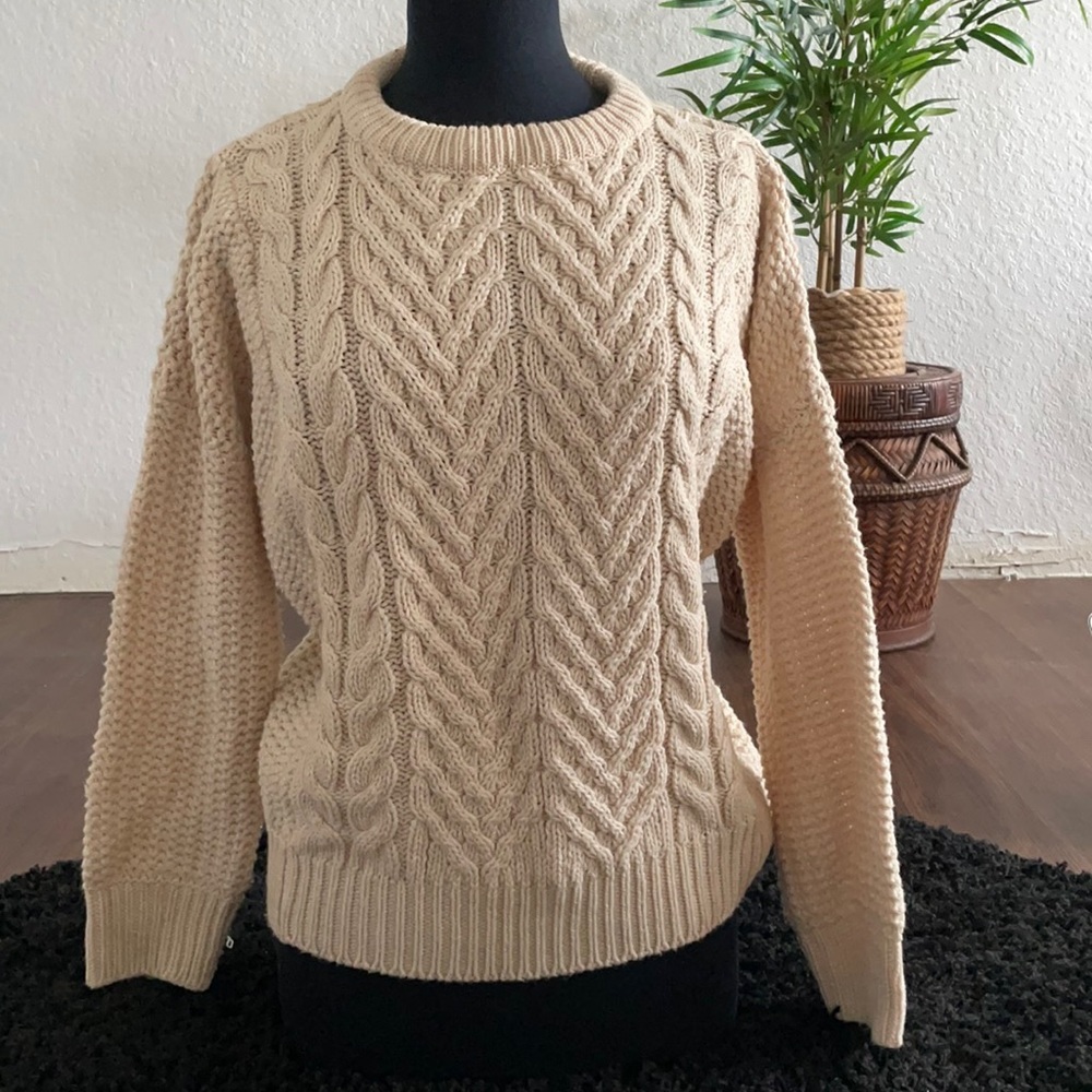 Zara Beige Knitted Sweater